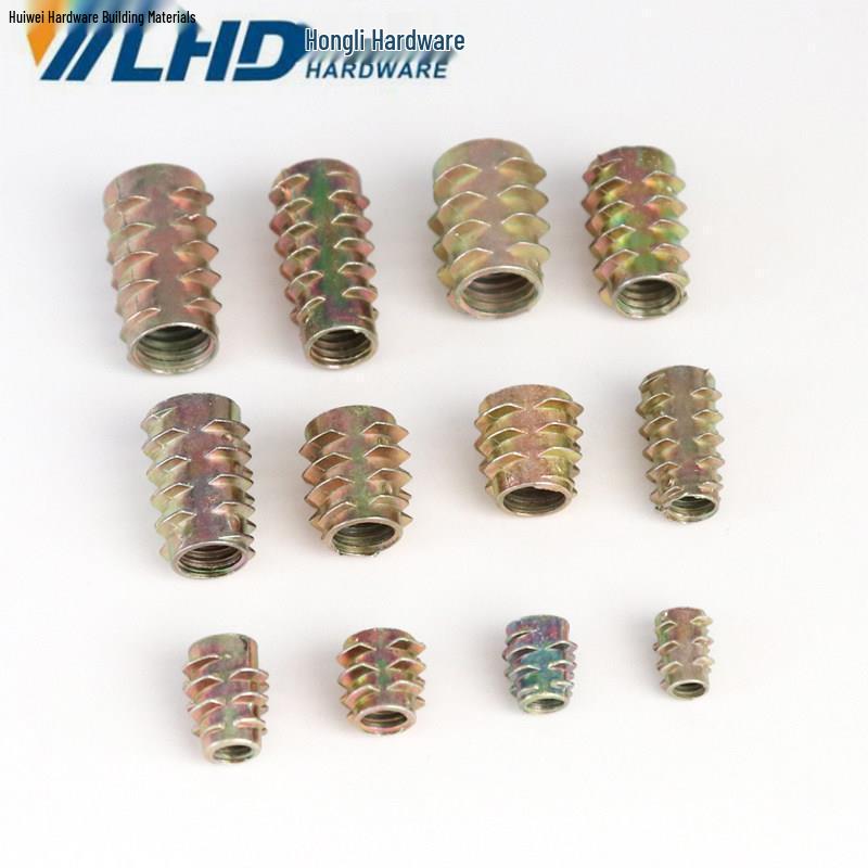 Furniture Embedded Inner & Outer Thread Trapezoidal Nuts M4-M10