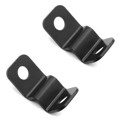 Biqing 2 Peças Suportes de Farol de Nevoeiro Universal Suporte de Pisca-Pisca Design em Forma de W Pisca-Pisca de Motocicleta
