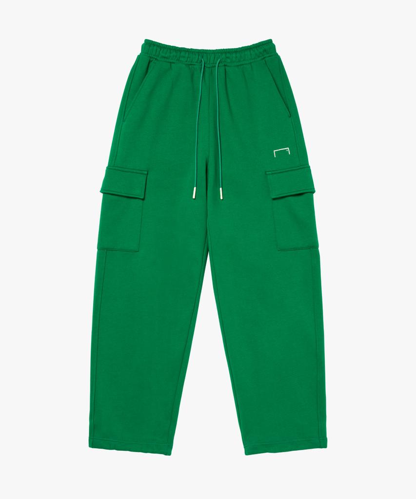 Goal Studio Brushed Straight Cargo Pants-Green