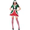 2023 Christmas New Green Christmas Elf Costume Party Role Play European and American Amazon