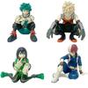 New  Anime Figure So Bakugou Boku Izuku Duke Pvc Action Four Figures Sitting Posture Series Collection Model