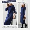 Loungewear Long Sleeve Loungewear Thin Spring Summer Autumn Breathable Slimming Long Soft Crew Neck Wearable Navy [HEWEAYTA] Women's One-Piece -