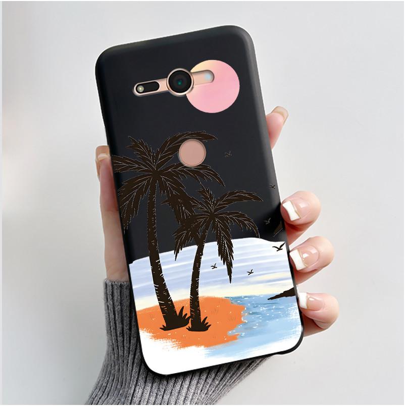 

For Sony Xperia XZ2 Compact H8324 H8314 Case Aesthetic Fashion Cute Cat Cartoon Shockproof Black Silicone Soft Slim Back Cover Xperia XZ2 Compact