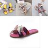 Stylish Women's Bow Sliders Silky Butterfly Sandals Perfect For Summer Beach Parties