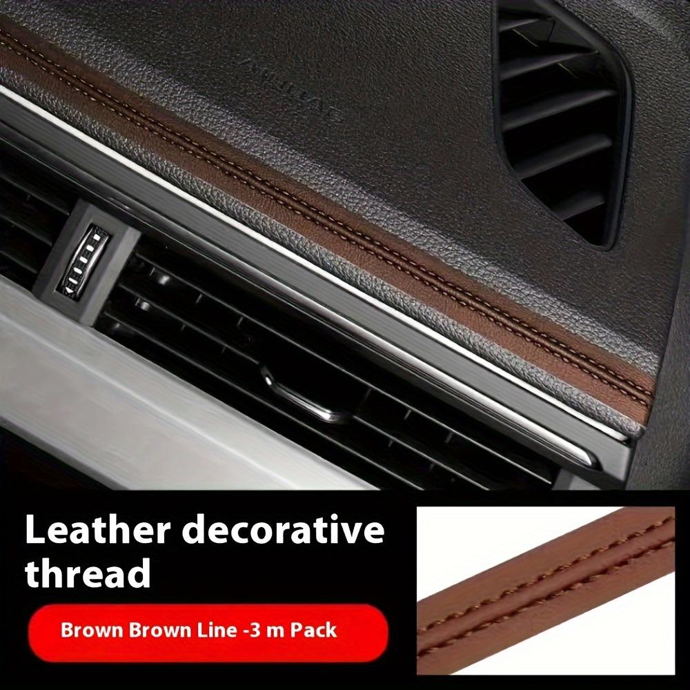 Striscia Decorativa per Fessure Interni Auto da 3 Metri per Sigillare Bordi e Riempire Spazi nella Carrozzeria del Veicolo, Inclusi Console Centrale e Rivestimenti Porte.