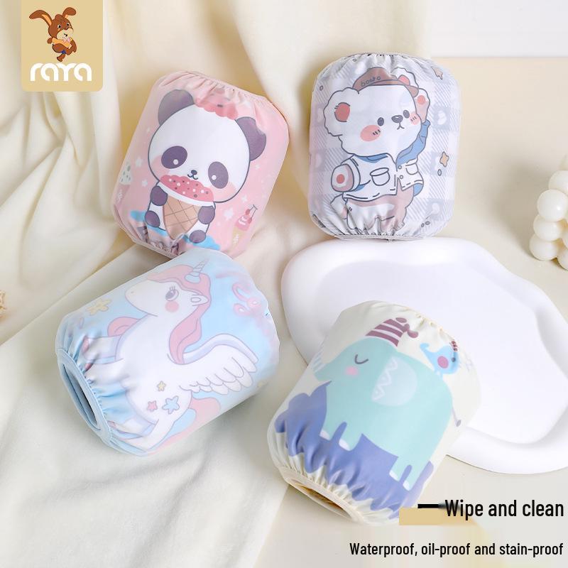 Raya RAYA Waterproof Children's Cartoon Sleeves - Autumn/Winter Baby Arm Protectors for Boys and Girls.