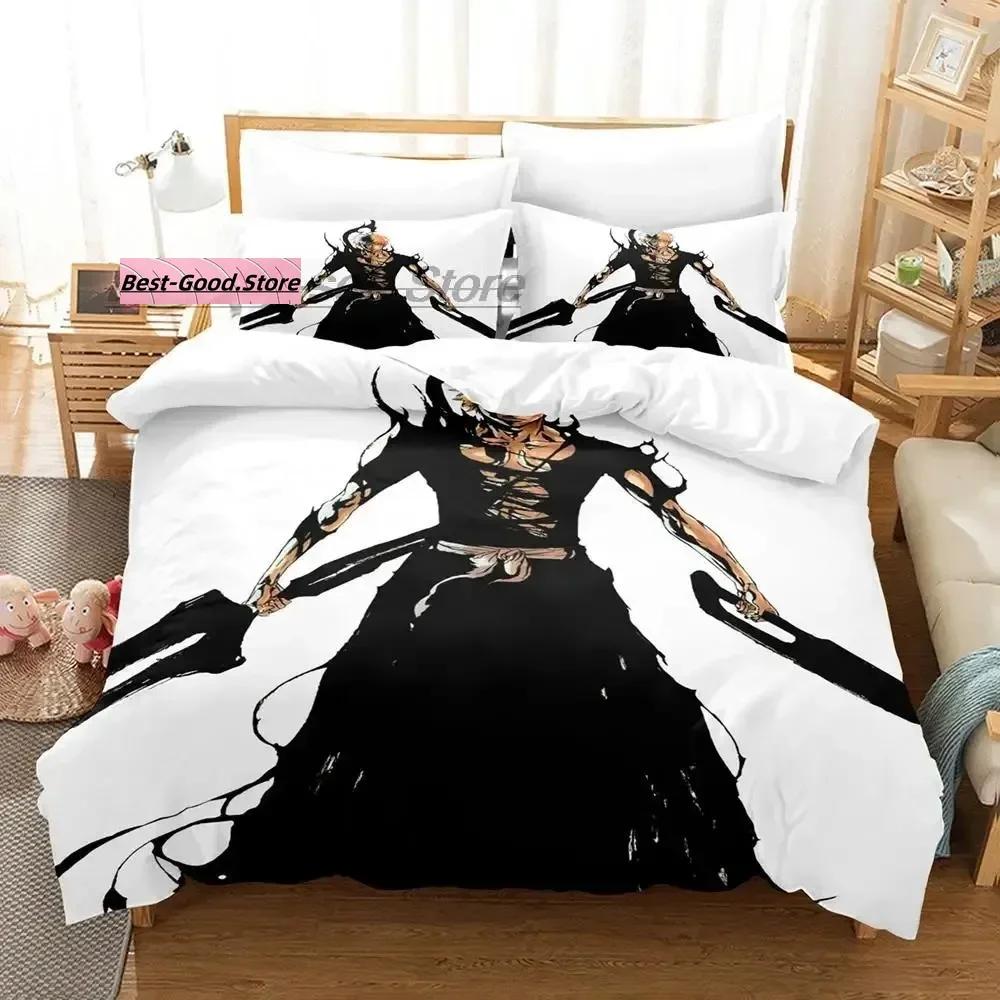 Bleach Kuchiki Rukia Bettwäsche Set Einzelbett Twin Full Queen King Size Bettset Aldult Kind Schlafzimmer Bettbezug Sets 3D Druck Anime 2022