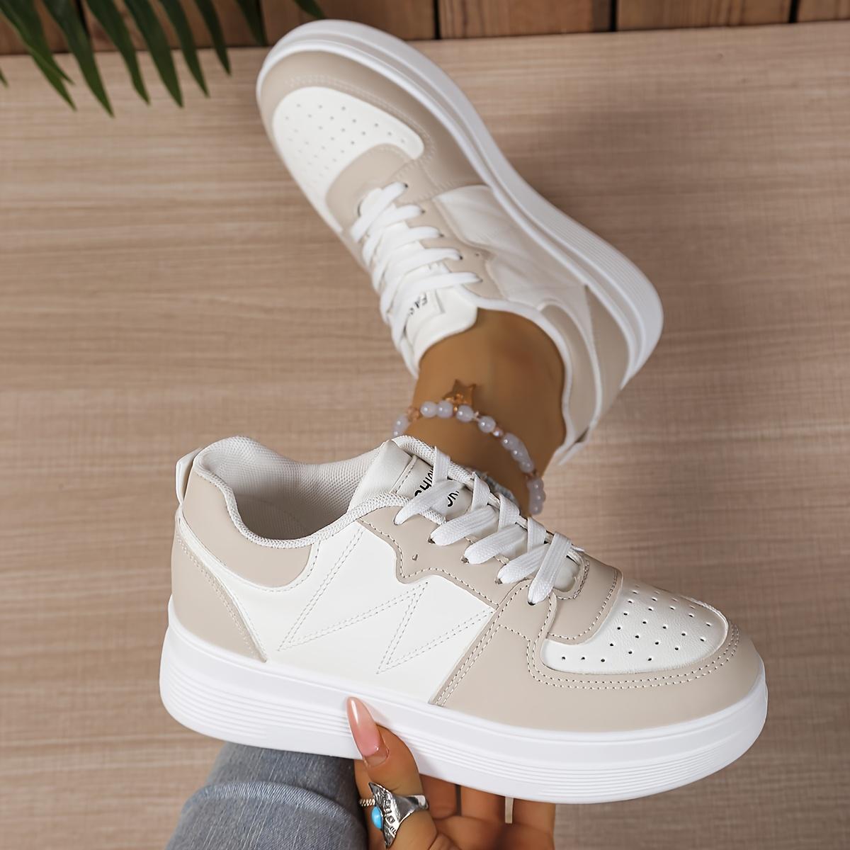 

Large Size Small White Shoes Female 2025 Spring and Autumn New Thick Bottom Ladies Casual Sneakers 35