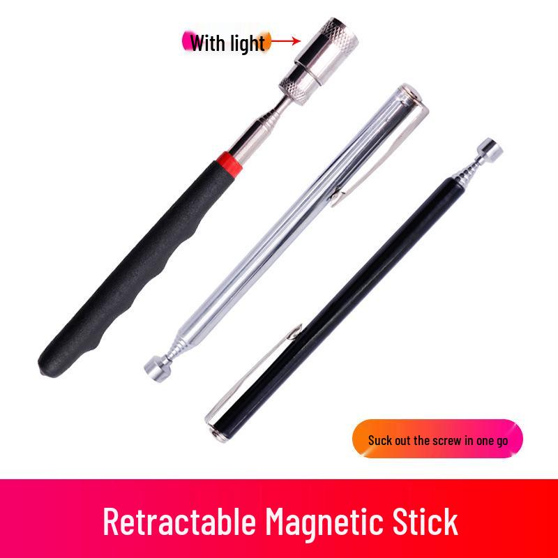 Telescopic Magnetic Pickup Tool - Adjustable Pen-Shaped Magnetic Bar for Repairs