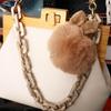 Hair Woman Bag Charms Car Pendant Bunny Keychain Bag Pendant Fur Ball Key Ring Pom Pom Key Chain