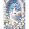 Full Diamond Painting New Collection Windowsill Cat and Flowers 5D DIY Diamond Embroidery Animal Cross Stitch Mosaic Home Decor