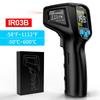 Infrared Thermometer 400/800°C Indoor Kitchen Digital Heat Meter Precision Food Laser Temperature Meter Non-contact Pyrometer