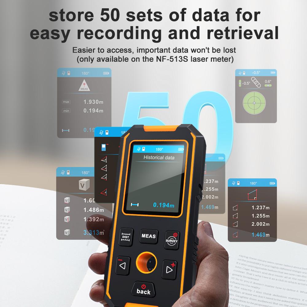 NOYAFA NF-513S Metal Detector Wire Finder Underground Cable Tracker for Detecting AC Metal Wood In Walls - Cable Finding Tool