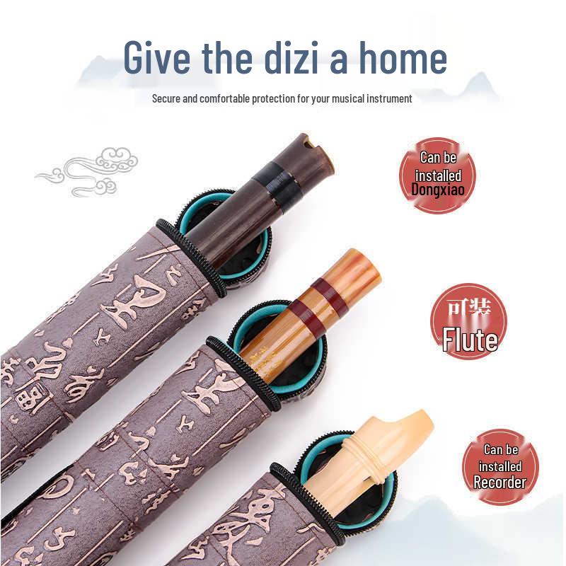 Waterproof Bamboo Flute Storage Bag - Anti-Drying/Damp, Portable Tube for Xiao, Ideal for Students & Beginners