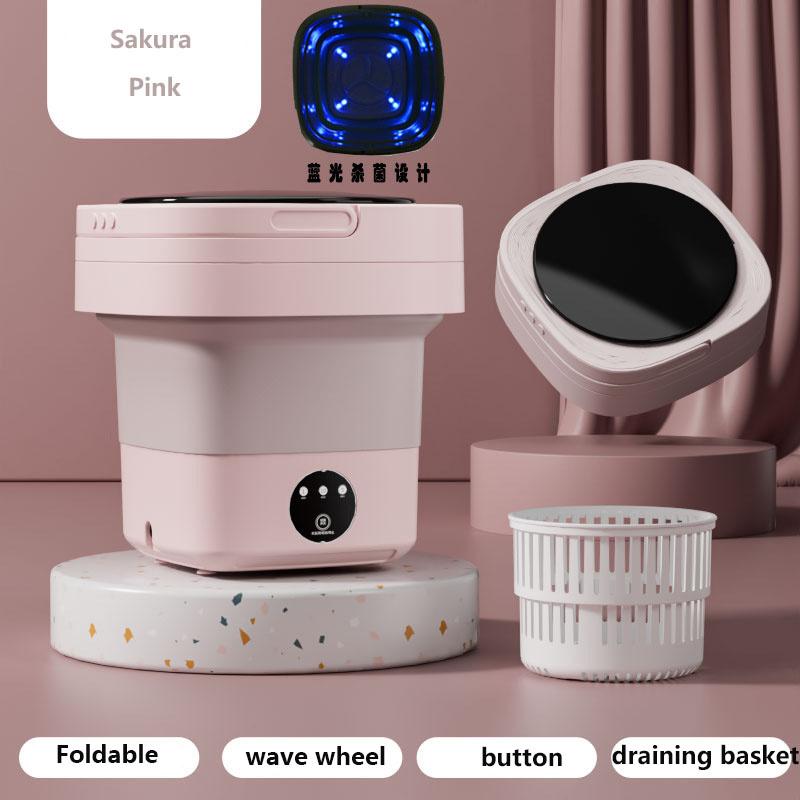 Portable Mini Washing Machine Spin Dryer Quickly Wash and Dry Light Clothing, Baby Clothes and Underwear, Socks, Underwear, Bras, Etc.