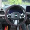 Colorful Rhinestone Steering Wheel, Seat Belt Pad, and Rearview Mirror Cover Set for All Seasons