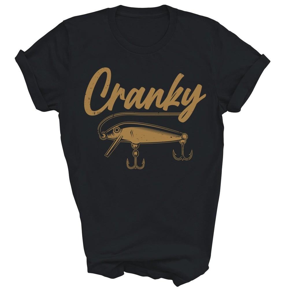 

Cranky Fishing Fisherman Unisex Shirt Gift M