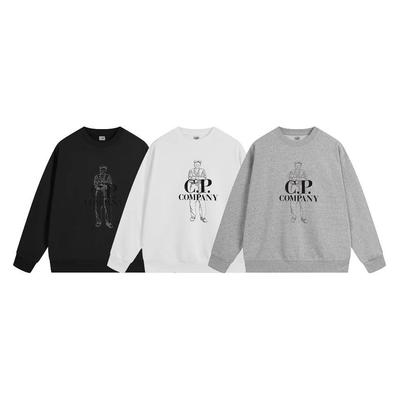 2024 Unisex Autumn/Winter CP Casual Fine Cotton Pullover Hoodie with Round Lens Style