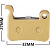 Plaquettes de frein pour dirt bike CHANGCHENG pour GT73 Vélo de terre électrique Métal de cuivre Frittage