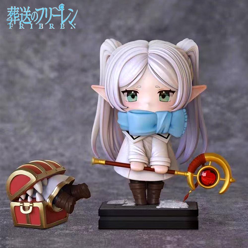 17,5 cm/6,89 cala Anime Beyond Journey's End Figurka Frieren Figurki Akcji Statua PVC Ozdoba na Biurko Model Kolekcjonerski Zabawki Prezenty