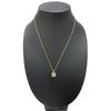 Used NINA RICCI Necklace metal/Rhinestone 16.9g gold Cube
