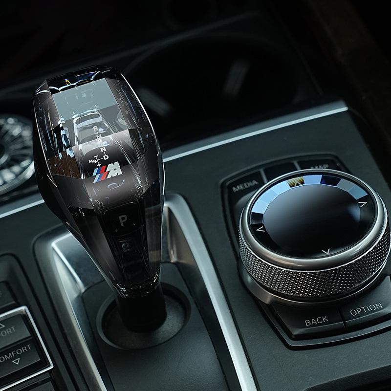Buton Schimbător Cristal BMW McLaren pentru Seria 3, 5, 7, 6GT, X4, X5 - Modificare Cap Schimbător.