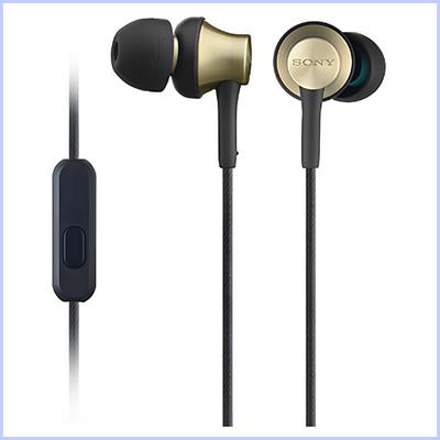 Sony Brass with Brass Brown MDR-EX650AP Earphones In-ear Type, Housing, Microphone, (MDREX650AP TQ)
