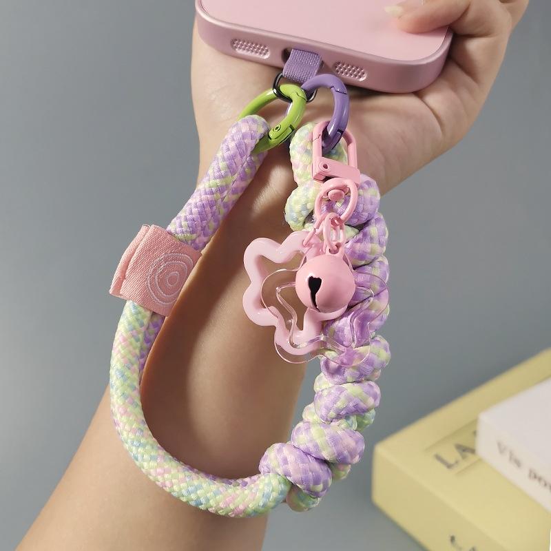 Mobile Phone Lanyard, Wrist Lanyard,  Ins Style, Two Strand Weaving, Sturdy and Durable, Outdoor Hiking Hand Rope, Male and Female Anti Loss