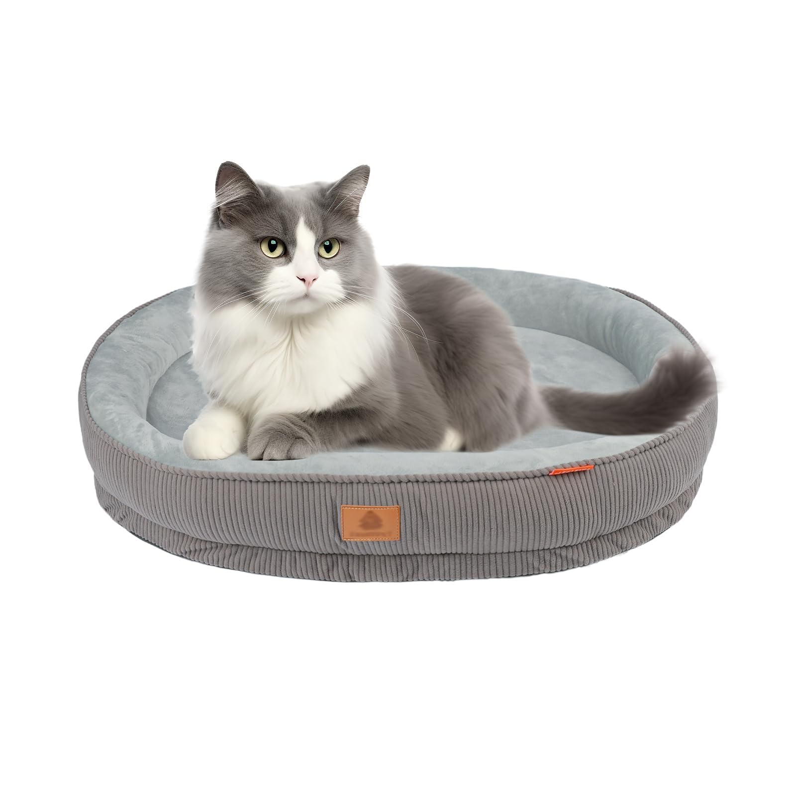 

Alien Pet Dog and Cat Winter Pet Removable Fluffy Pet All Season Bed, Bed, Washable, High-Rebound Cushion, Cover, Sofa, Non-Slip, (Gray/Small) серый