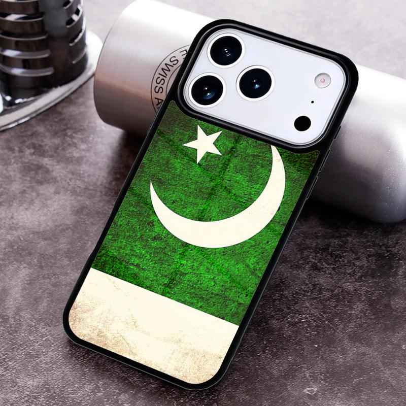 Pakistan Flag Phone Case for iPhone 17 16 15 Pro Max Air 14 13 12 11 Plus Shockproof Capa Cover