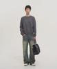 NOISE Essential Round Crop Knit - Gray