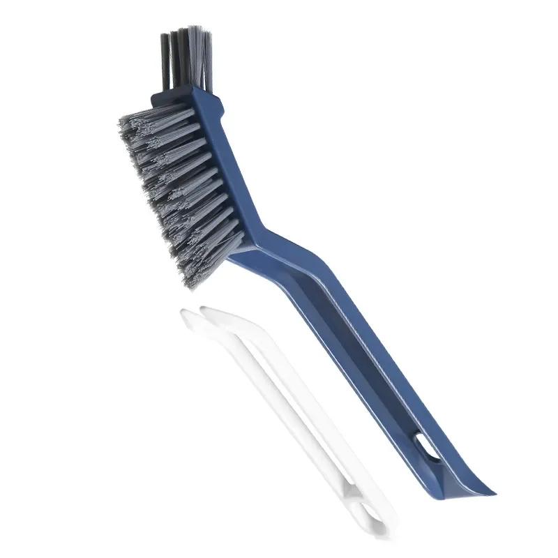 1PC Effective Cleaning Brush for Corners and Gaps - 2-in-1 Multipurpose Bathroom and Floor Tiles Cleaning Brush