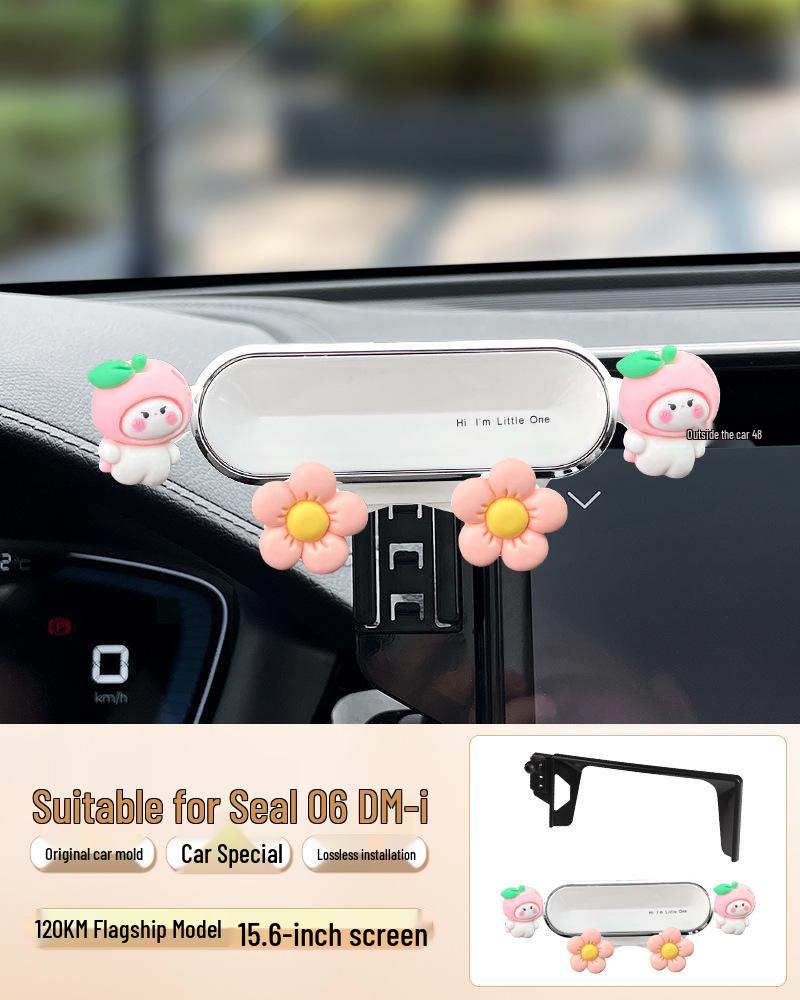 Compatible with BYD Seal 06dmi Mobile Phone Car Navigation Mount Display Screen Center Console Interior Decor.
