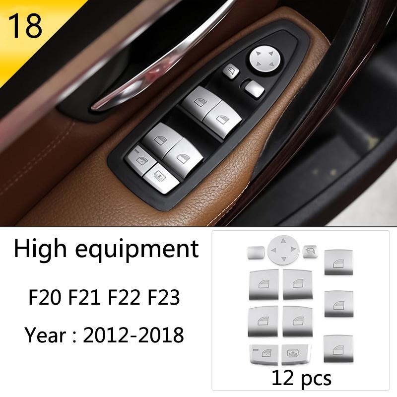 For BMW 1 2 Series F20 F21 F22 F23 Carbon fiber Car Control CD Panel Cover Trim Air conditioning Outlet Frame Decoration Sticker LNYCP1