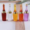10 szt. Miniaturowy model małej butelki wina do domku dla lalek, symulacja, akcesoria DIY, magnes na lodówkę, lampka nocna, znaki parkingowe, ozdoby