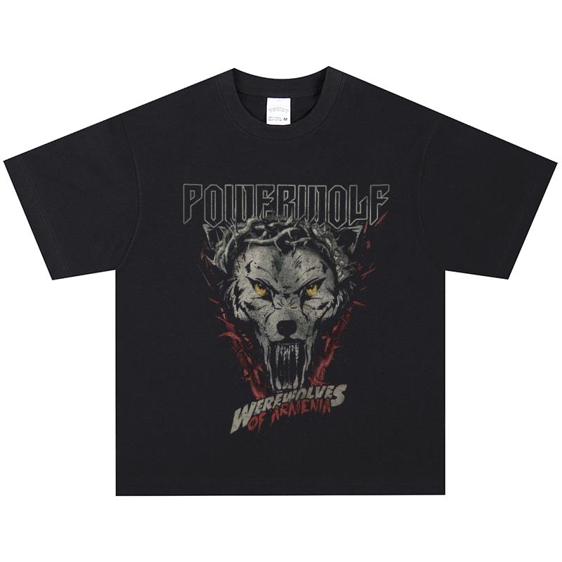 Футболка Powerwolf, Мягкая ткань, Повседневная одежда XXL