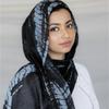 Watercolour Floral Printed Hijab Scarf Modal Breathable Light Weight Soft Muslim Women Headband Cotton Rayon Viscose Wovenshawl
