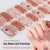Cat-eye Nail Stickers with No Baking or UV Protection, Cross-border Floral, Checkered, Polka Dot Gel Nail Stickers