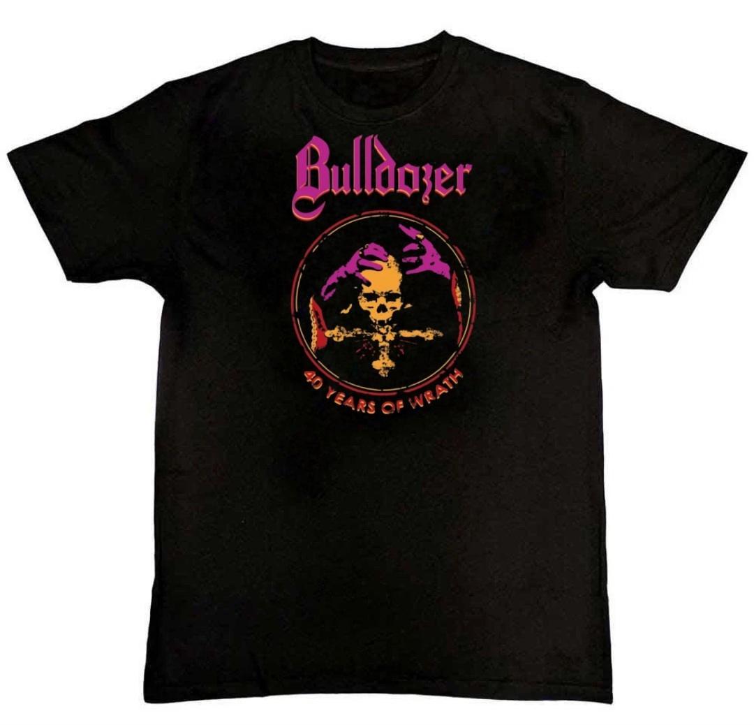 NNEW BULLDOZER Band 40 Years Of Wrath Graphic T-Shirt S