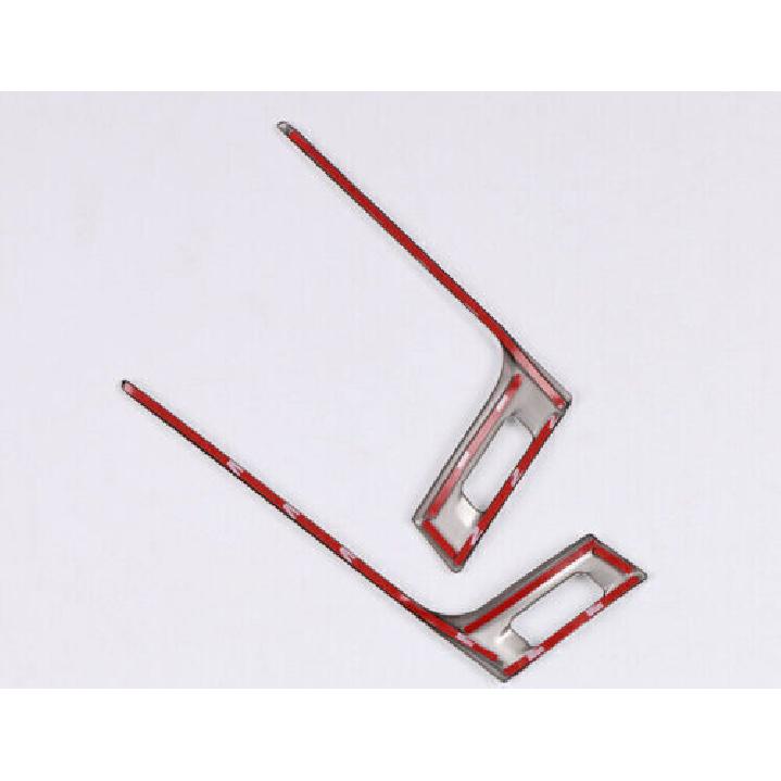 L&R Center AC Silver Air Outlet Vent Frame For Toyota Camry 2018- Steel