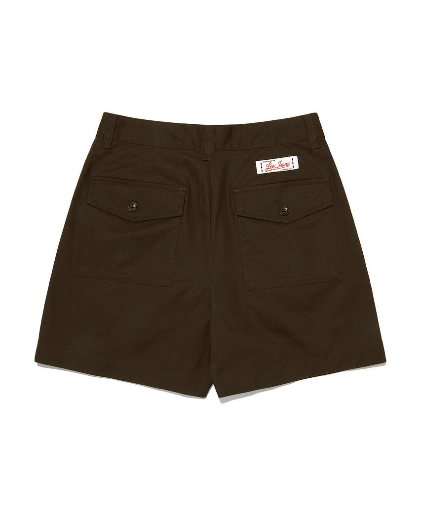 LEE Women'S Basic Cotton Shorts Brown