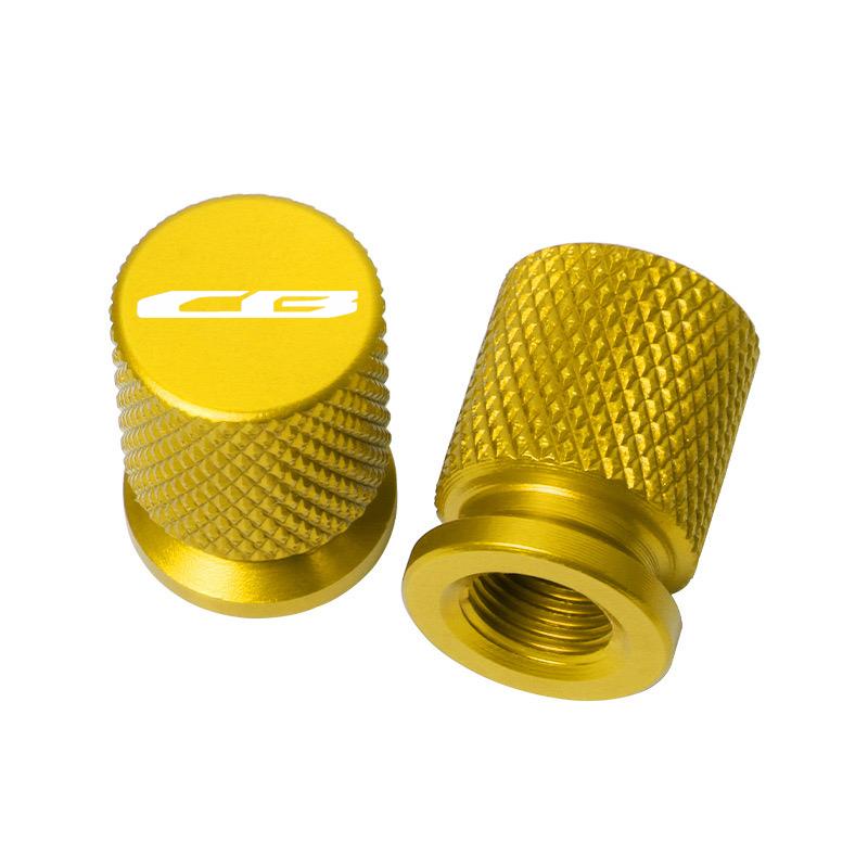 For Honda CB125R CB150R CB190R CB250R CB300R CB400 CB500X CB500R CB650F CB1100 Motorcycle Tire Valve Air Port Stem Cover Caps ZOPJT1