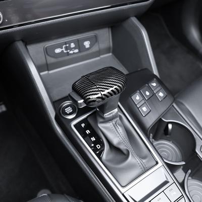 Acabamento da Tampa da Manopla da Alavanca de Câmbio da Console em Fibra de Carbono Para Kia Sportage NQ5 2026/Acessórios Kia K4 LHD/RHD