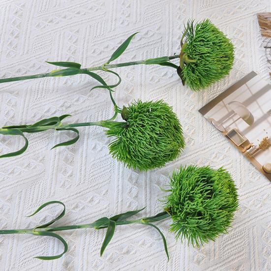 Fake Dianthus Artificial Greenery Stem Realistic Dianthus Trick Plant for Home Kitchen Wedding Courtyard Decoration