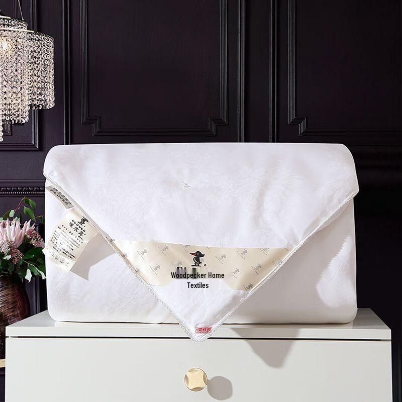 Plover Cotton Jacquard Mulberry Silk Summer Quilt