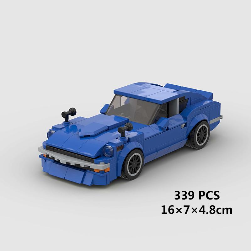 City MOC Super Race Car Speed Model Building Bricks Rally Sports Racing Police Vehicle Blocks Technical Pickup Christmas Gift