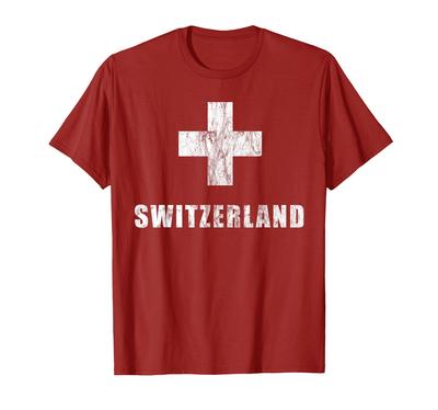 Swiss National Team Swiss Vintage T-shirt, Jersey, T-shirt, T-shirt