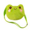 Creative Plush Bear Coin Purse With Keychain Soft Fabric Storage For Kids And Teens