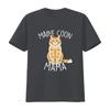 Maine Coon Mama T Shirt for Women Cat Lovers Cute Pet Mom Design with Red Ginger Print Vintage Washed Designer Clothes Unisex