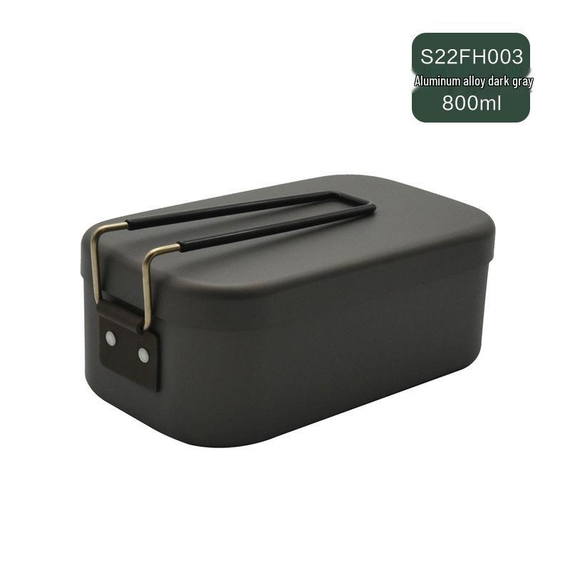 Ultra-Light Portable Aluminum Lunch Box for Outdoor Travel